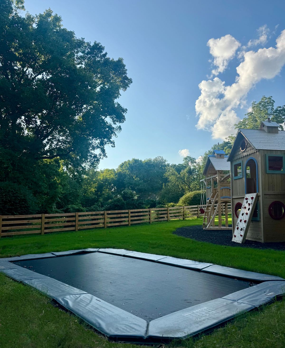 15x15 square Pro-Line MAX in-ground trampoline